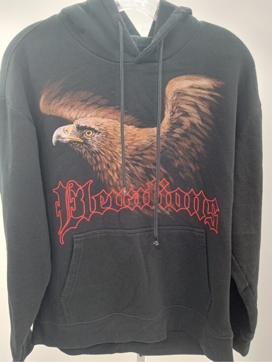 Forever 21 Other - Forever 21 Hoodie Sweatshirt Men's Medium Black Graphic Hawk Pullover Outdoor